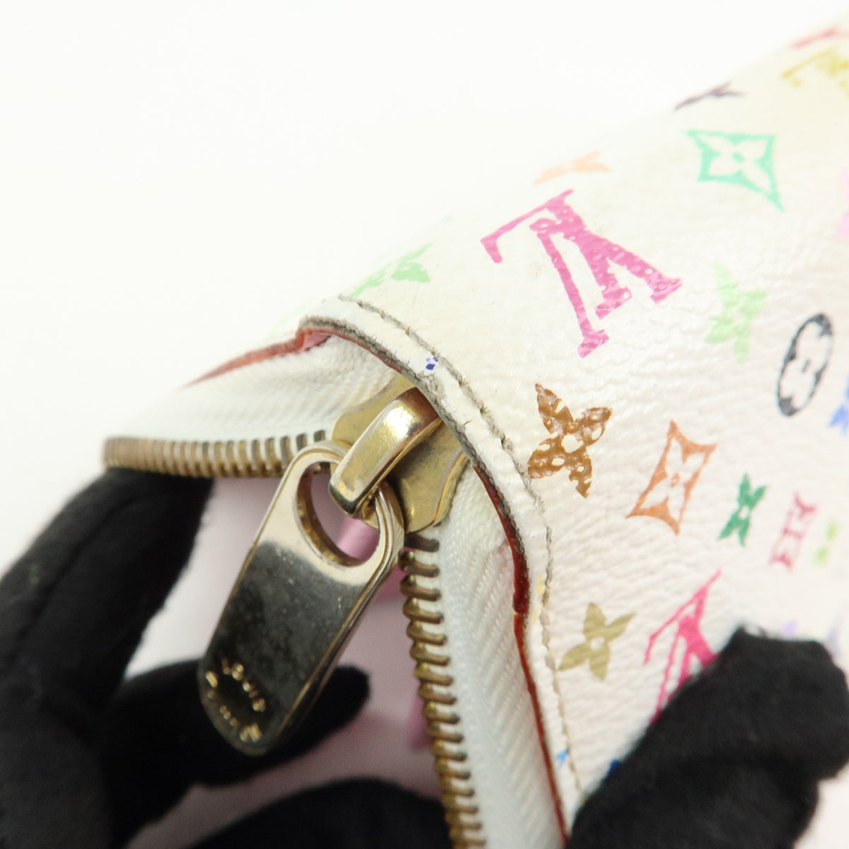 Louis Vuitton Zippy Monogram Multicolor, White, Canvas, Wallet
