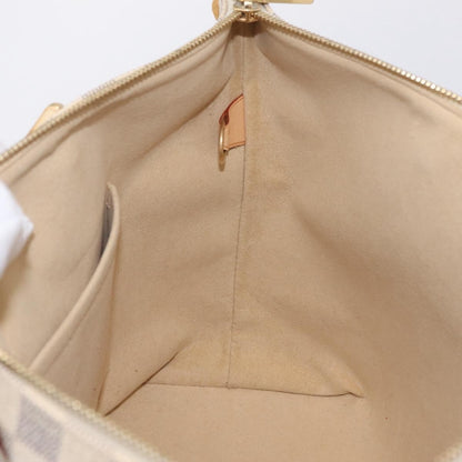 Louis Vuitton Saleya Damier, White, Canvas, Handbag