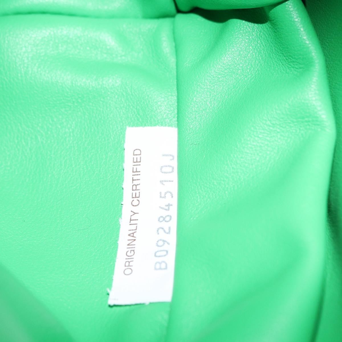 Bottega Veneta BV Twist Leather, Green, Leather, Handbag