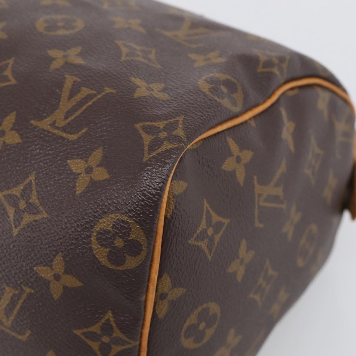 Louis Vuitton Speedy Monogram Canvas, Brown, Canvas, Handbag