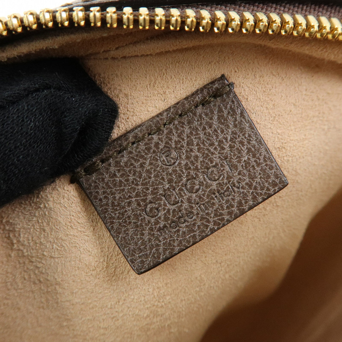 Gucci Ophidia Round GG Coated Canvas, Beige, Canvas, Shoulder Bag