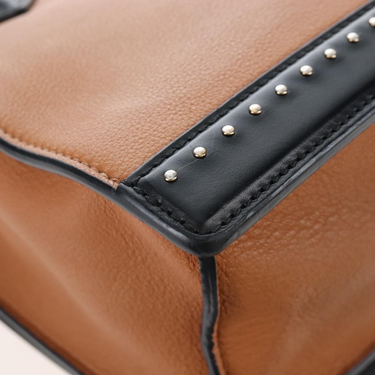 Louis Vuitton Cour Marly Leather with Studded Detail, Beige, Leather, Handbag