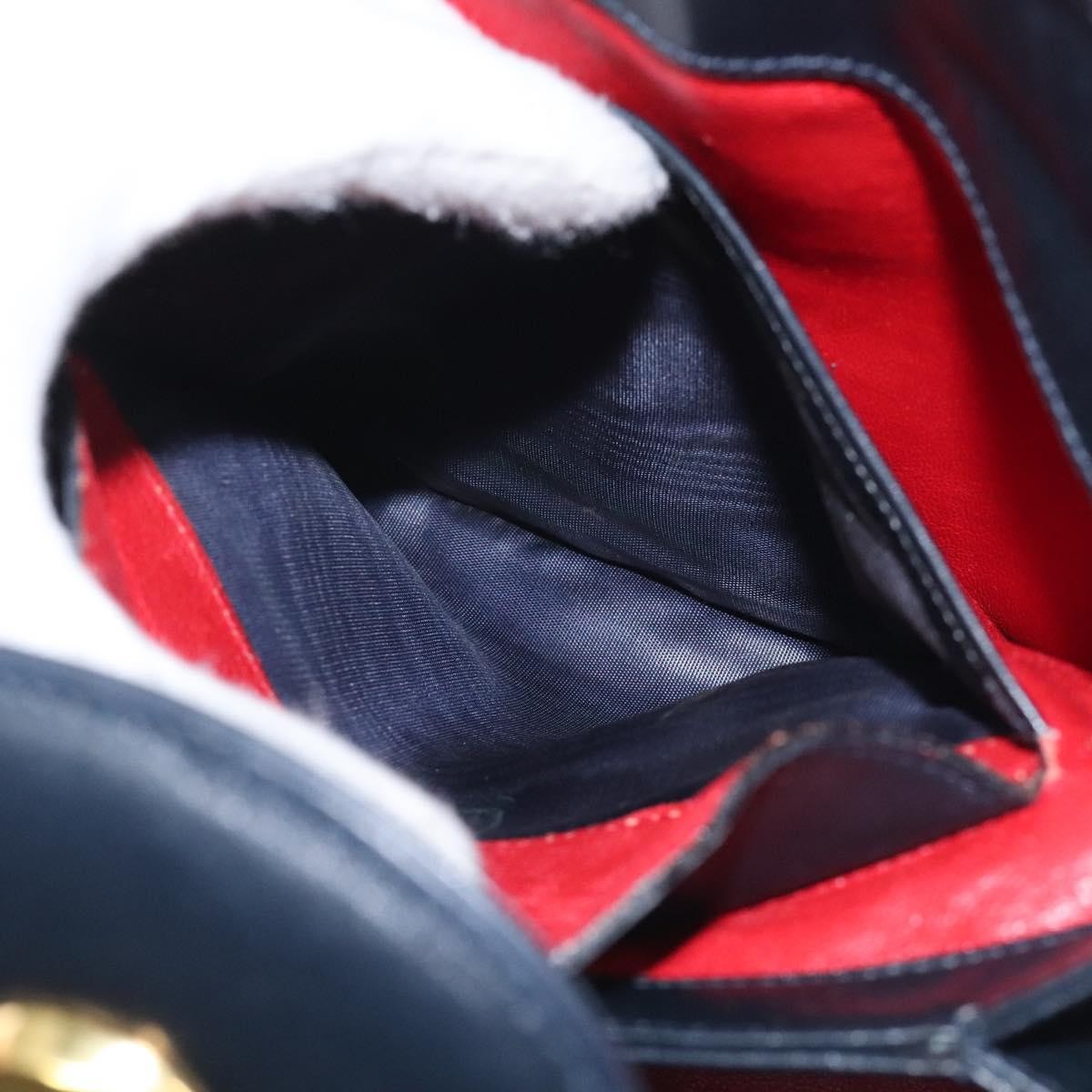 Gucci Vintage Leather, Navy, Leather, Handbag