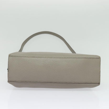 Gucci Bamboo Daily Top Handle Leather, Gray, Leather, Shoulder Bag