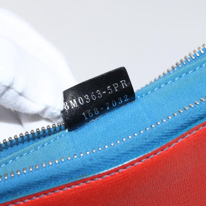 Fendi Monster Clutch Leather, Blue, Leather, Clutch