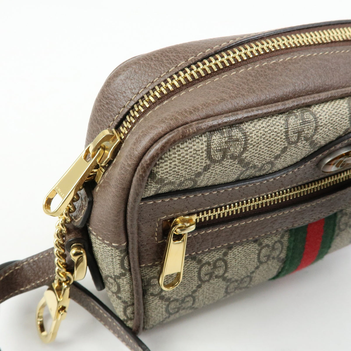 Gucci Ophidia GG Coated Canvas, Beige, Canvas, Shoulder Bag