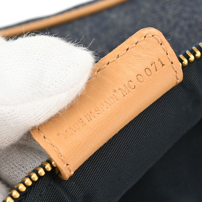 Christian Dior Vintage Saddle Denim, Navy, Denim, Handbag