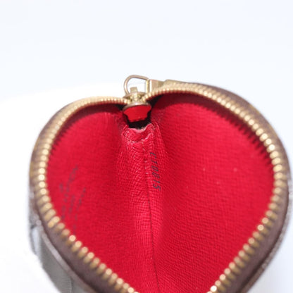 Louis Vuitton Porte Monnaie Coin Purse Limited Edition Monogram Cerises, Brown, Canvas, Clutch