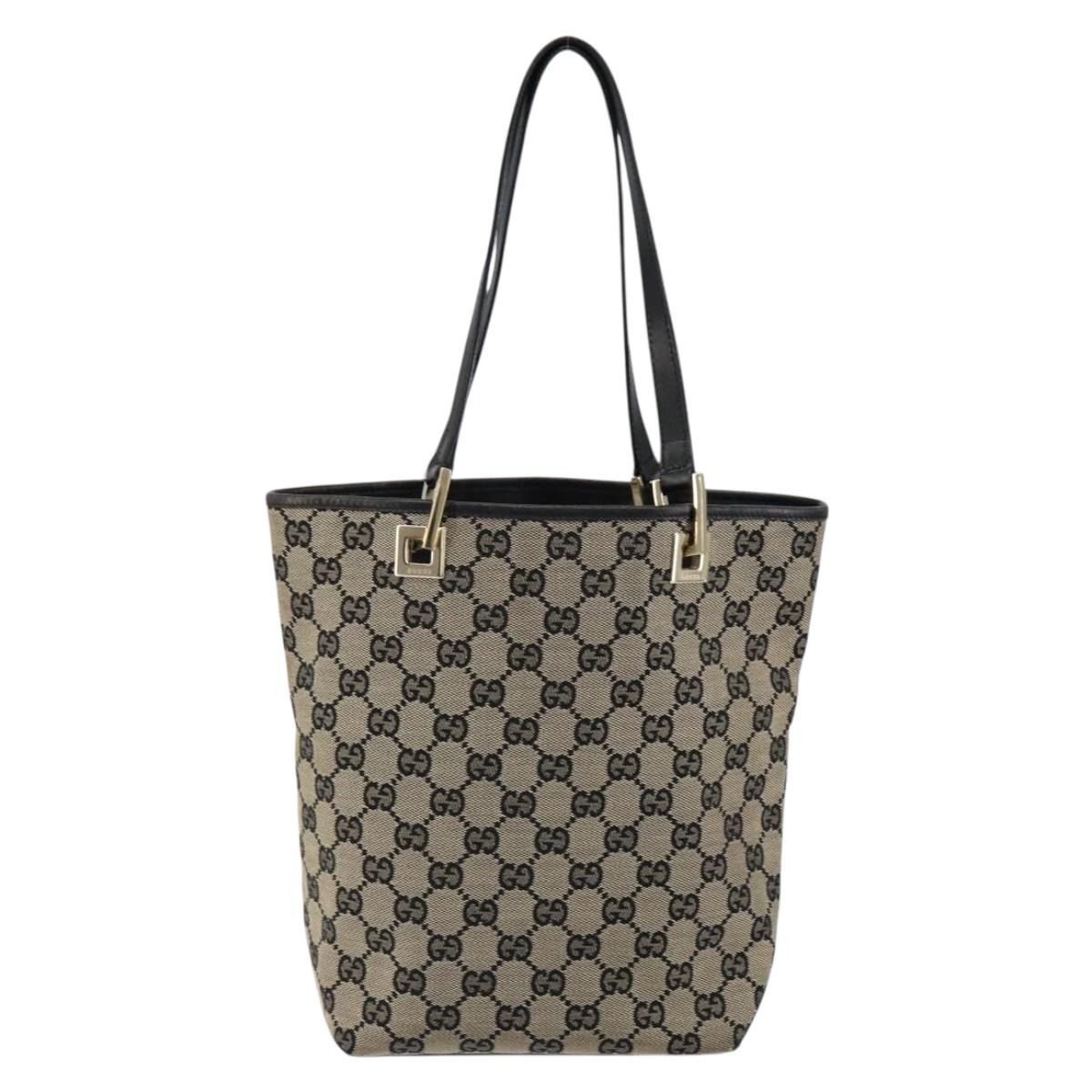 Gucci GG Canvas Bag Canvas, BEIGE, CANVAS, Tote bag