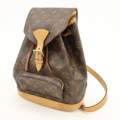 Louis Vuitton Vintage Montsouris Monogram Canvas, Brown, Canvas, Backpack