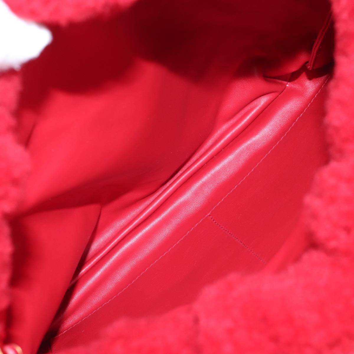 Bottega Veneta The Fringe Leather, Red, Textile, Clutch