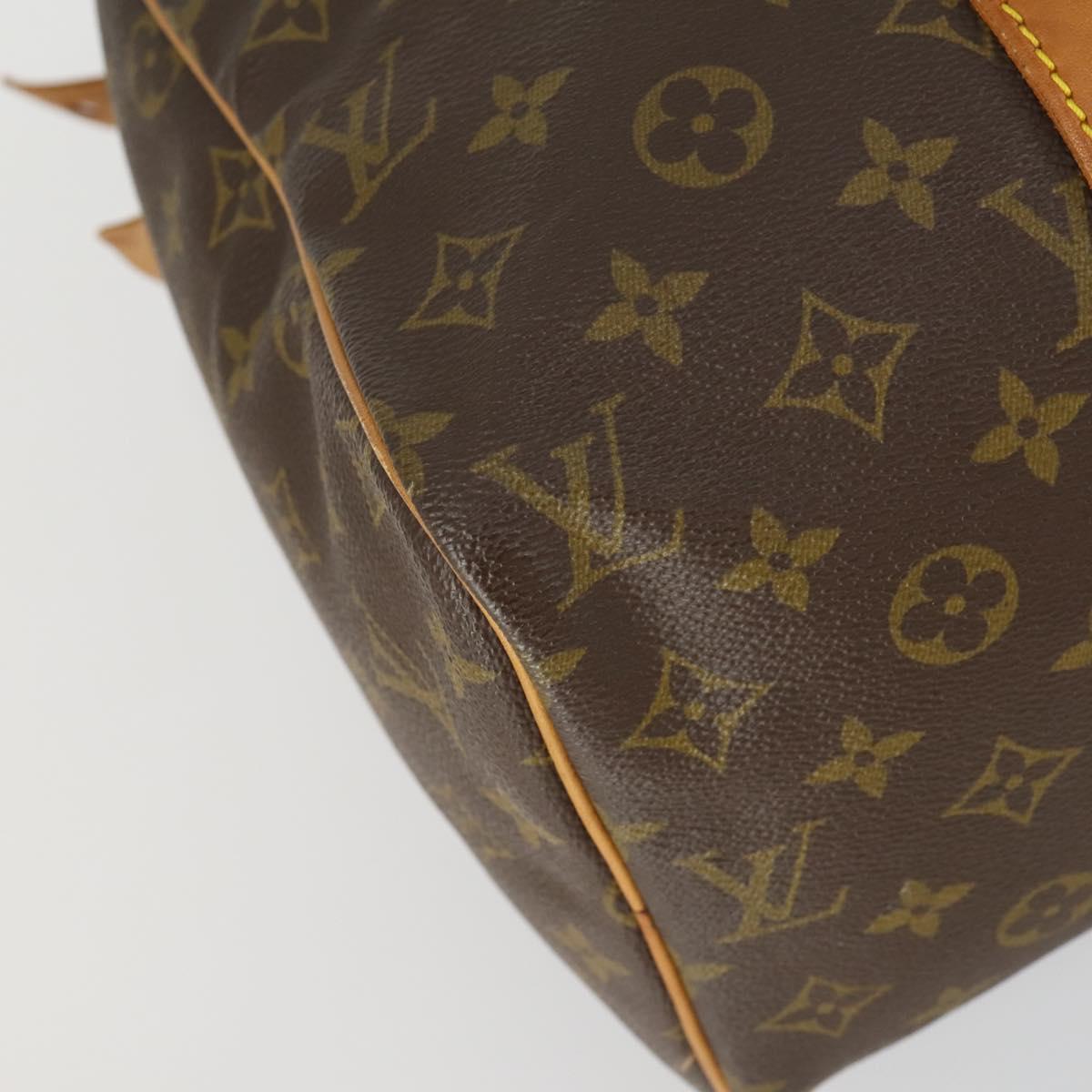 Louis Vuitton Sac Souple Handbag Monogram Canvas, BROWN, CANVAS, Handbag