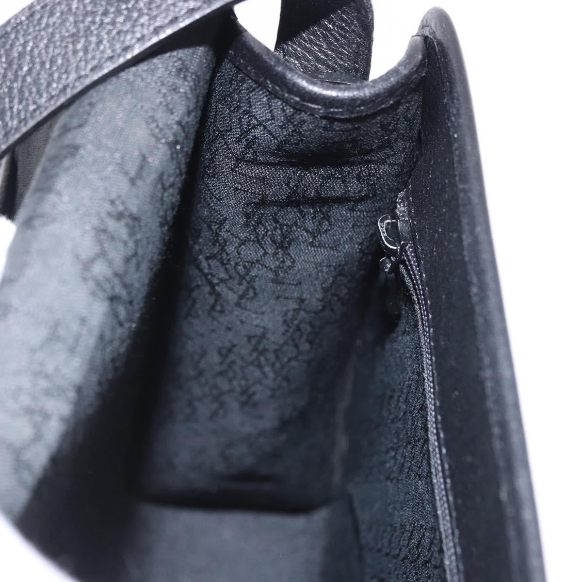 Saint Laurent Vintage Shoulder bag leather, Black, Leather, Shoulder Bag