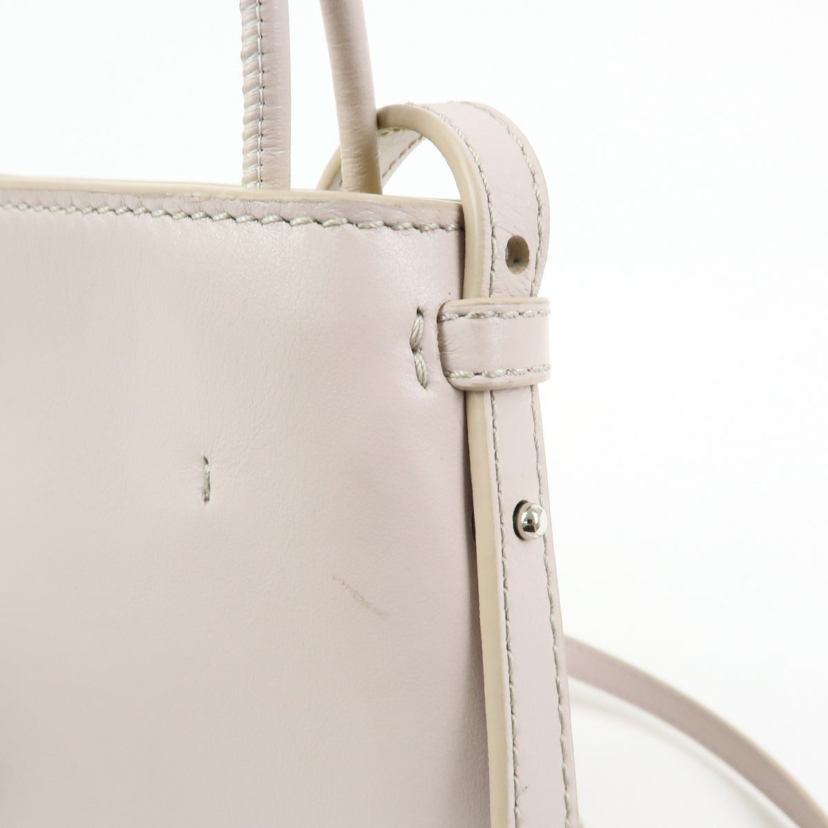 Chloe Sense Leather, Pink, Leather, Tote Bag