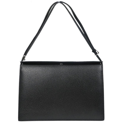 Gucci Vintage Leather, Black, Leather, Shoulder Bag