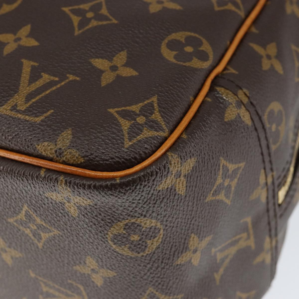 Louis Vuitton Deauville Handbag Monogram Canvas, BROWN, CANVAS, Handbag