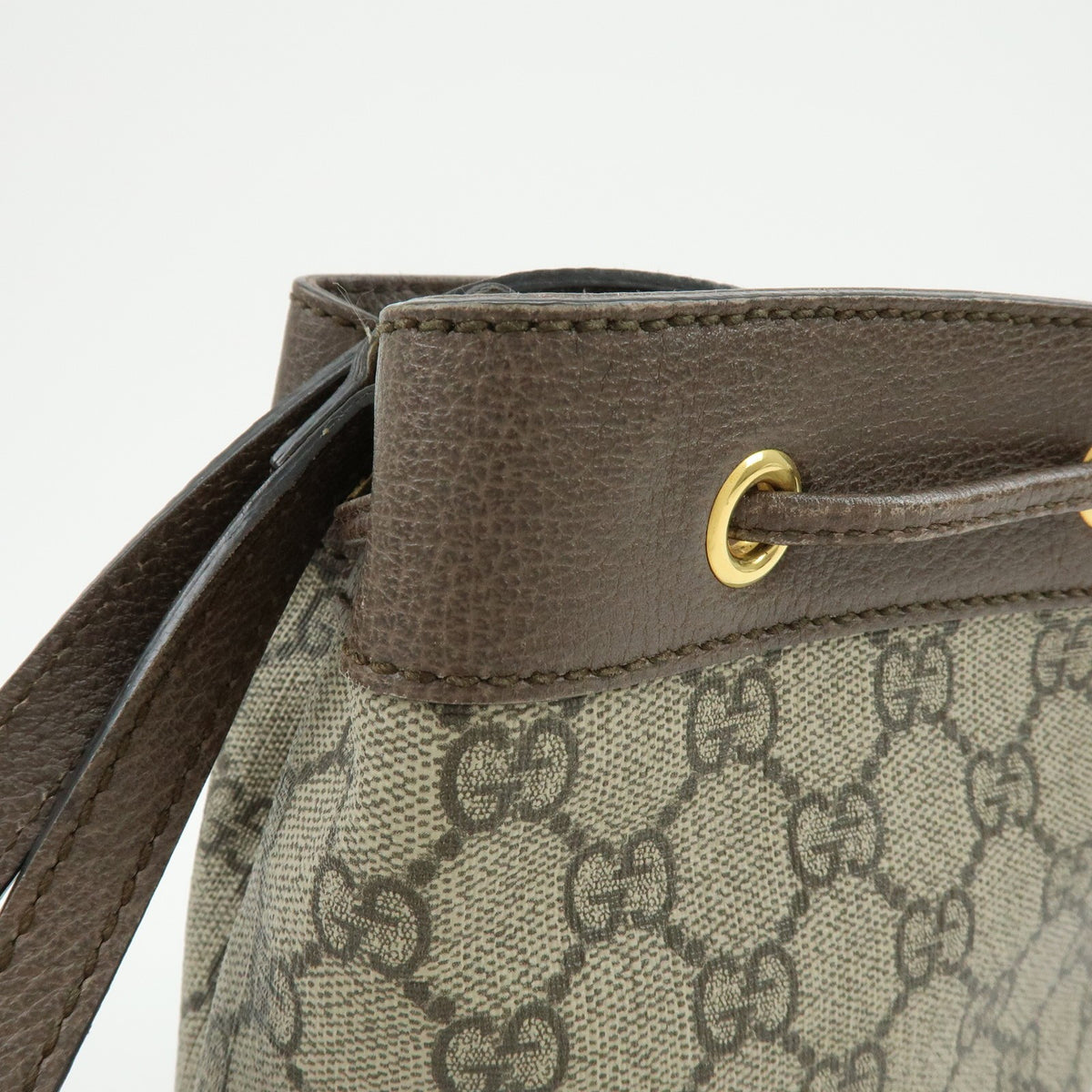 Gucci Ophidia Bucket GG Coated Canvas, Beige, Canvas, Handbag