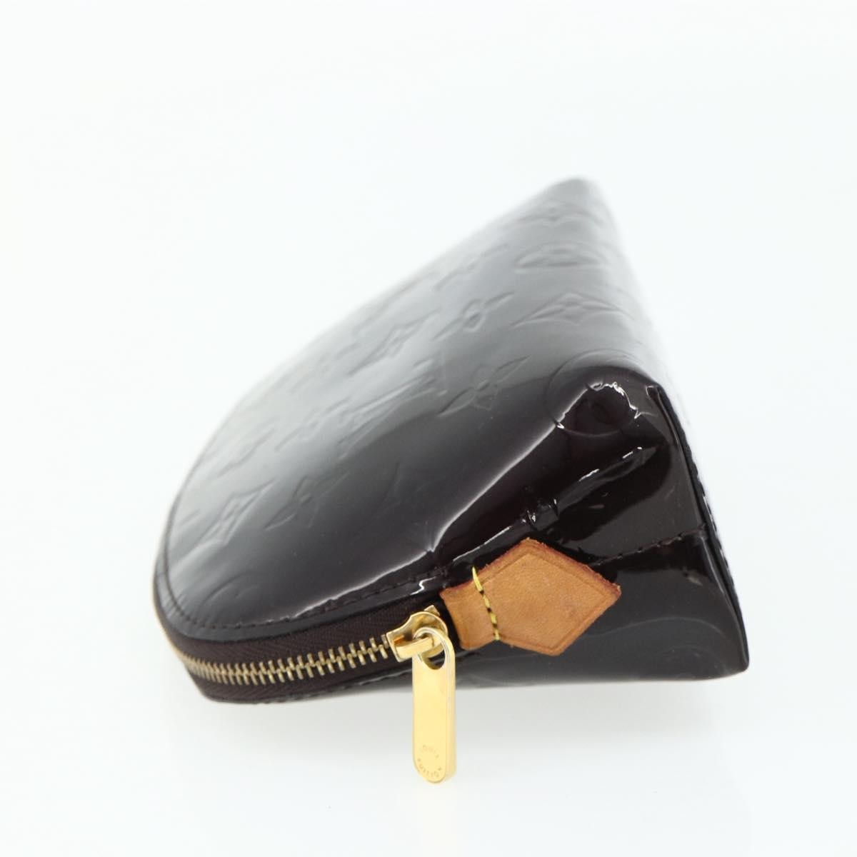 Louis Vuitton Cosmetic Monogram Vernis, Burgundy, Patent Leather, Toiletry Case
