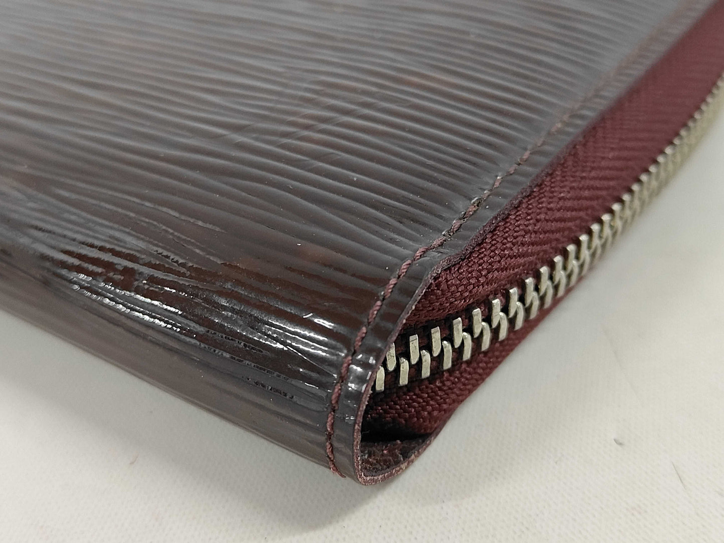 Louis Vuitton Zippy Wallet NM Epi Leather, Burgundy, Leather, Wallet
