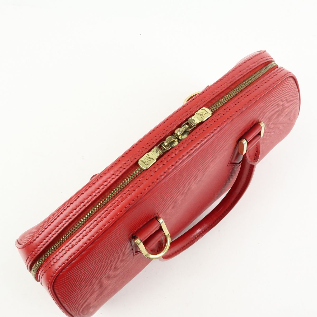 Louis Vuitton Jasmin Epi Leather, Red, Leather, Handbag