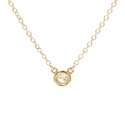 Tiffany & Co. Elsa Peretti Diamonds By The Yard Pendant 18K Rose Gold with Diamond, Gold, Pink Gold, Necklace