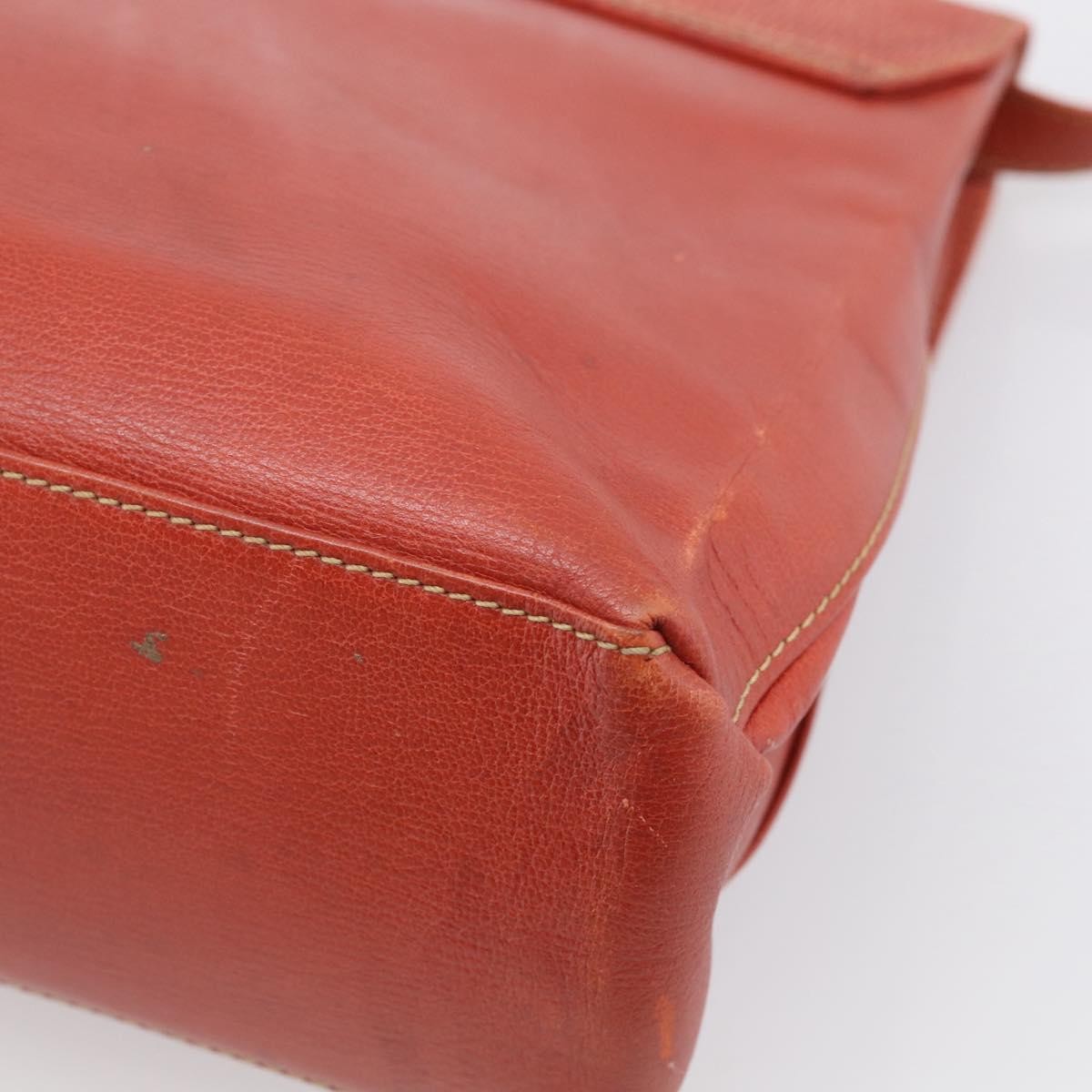 Loewe Vintage Velazquez Top Handle Leather, Orange, Leather, Handbag
