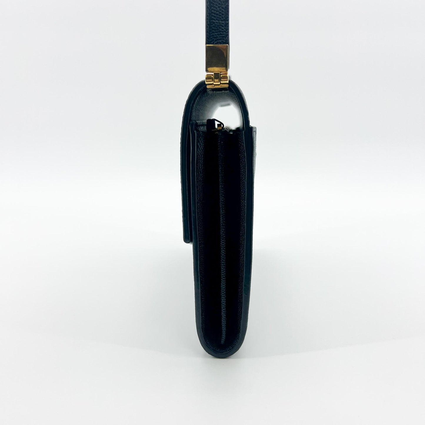 Saint Laurent Uptown Crossbody Bag Leather, Black, Leather, Crossbody Bag