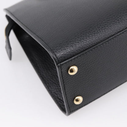Gucci Soho Convertible Top Handle Satchel Leather, Black, Leather, Handbag