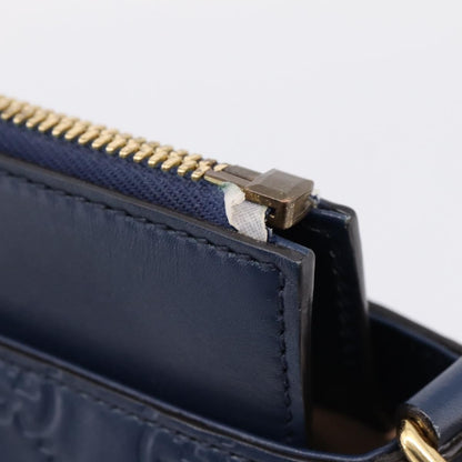 Gucci Linea A Convertible Guccissima Leather, Navy, Leather, Tote Bag