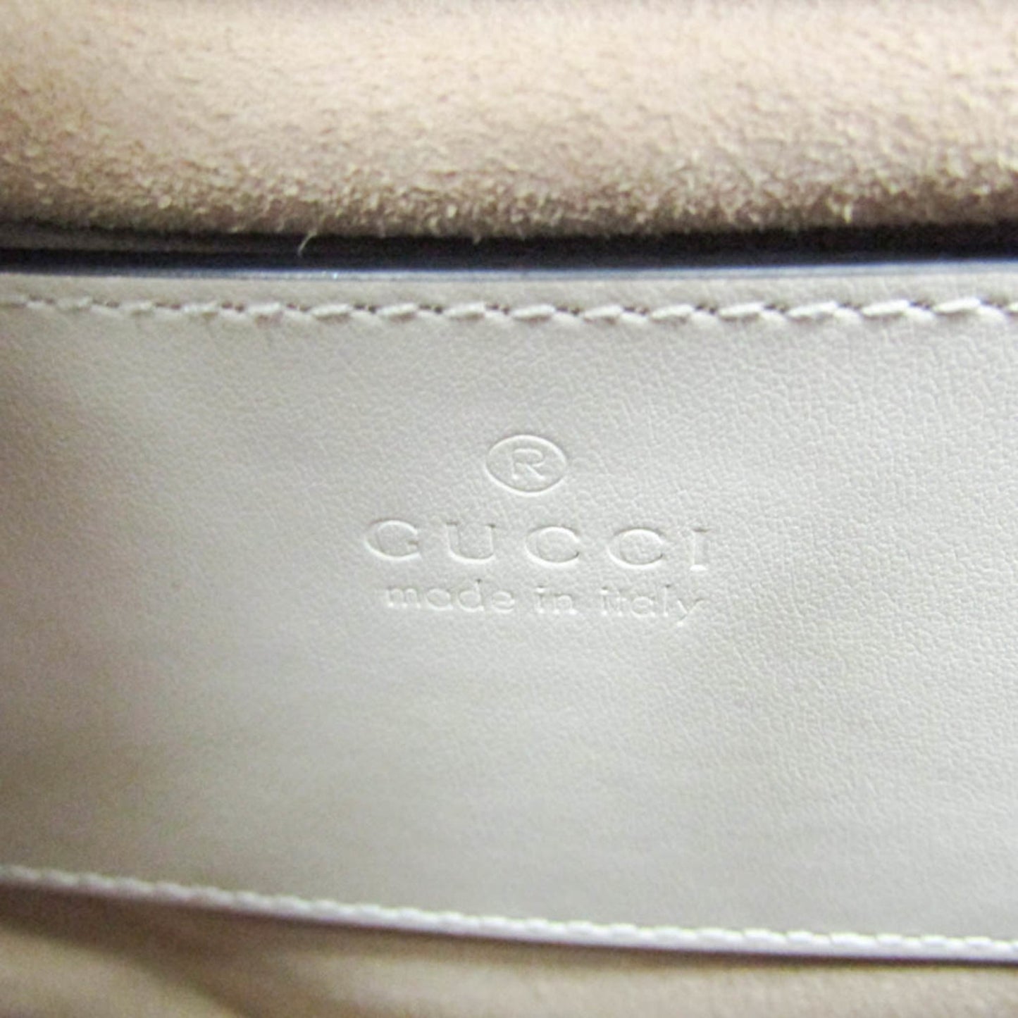 Gucci GG Marmont Square Flap Matelasse Leather, White, Leather, Shoulder Bag
