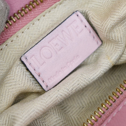 Loewe Puzzle Leather, Pink, Leather, Handbag