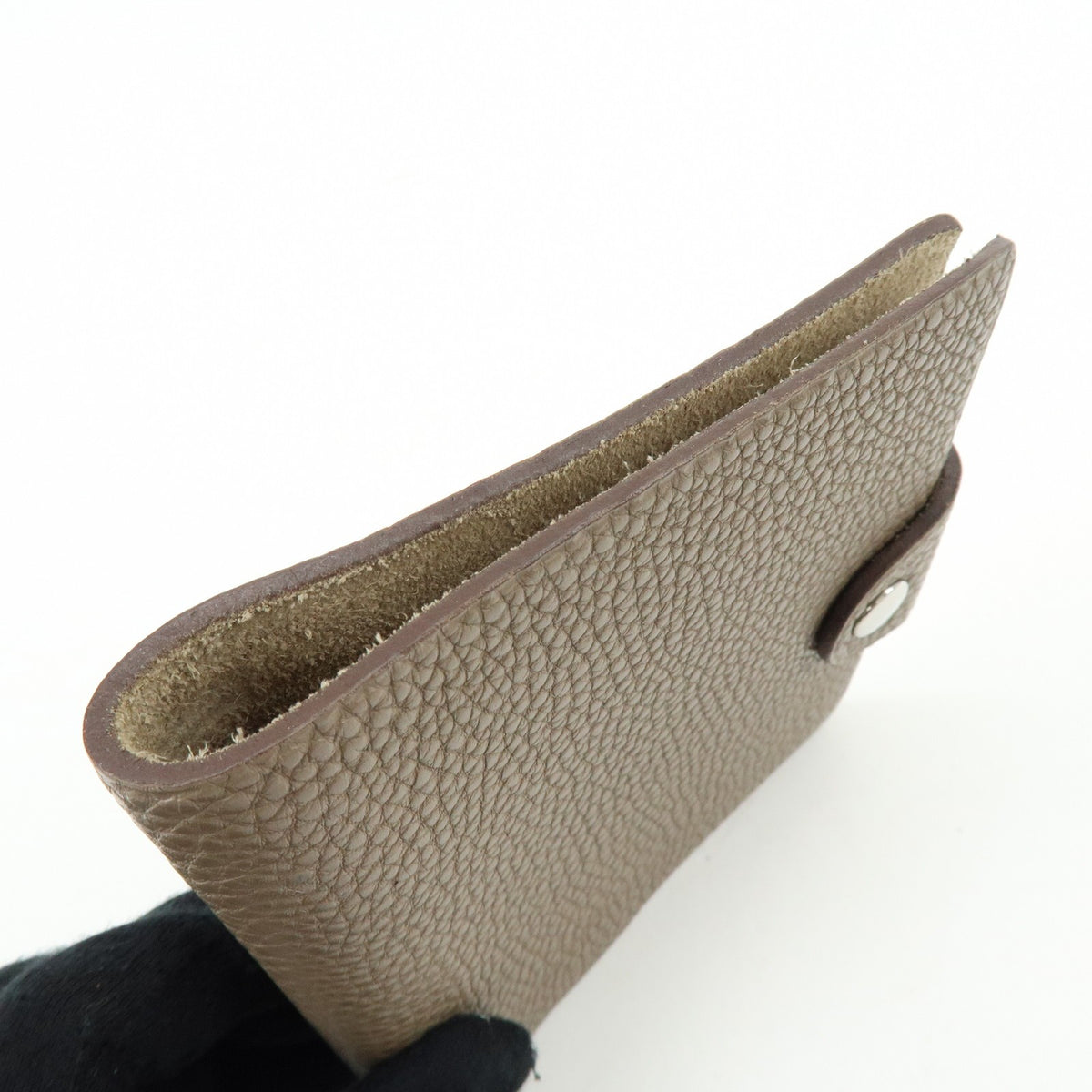Hermes Ulysses Agenda Cover Leather, Beige, Leather, Briefcase