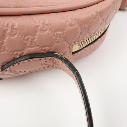 Gucci Bree Disco Microguccissima Leather, Pink, Leather, Crossbody Bag