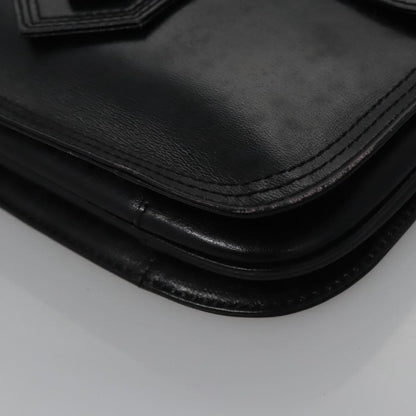 Saint Laurent Vintage Leather, Black, Leather, Handbag