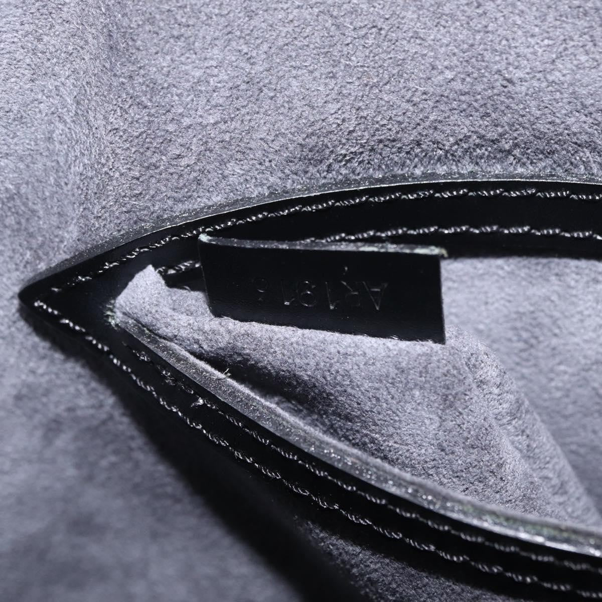Louis Vuitton Alma Epi Leather, Black, Leather, Handbag