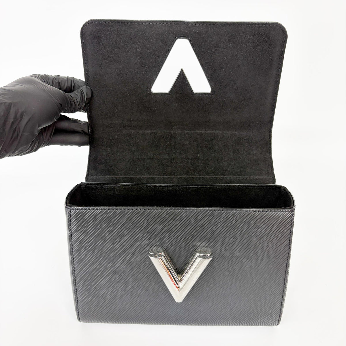 Louis Vuitton Twist Epi Leather, Black, Leather, Handbag
