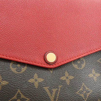 Louis Vuitton Twice Monogram Canvas and Leather, Brown, Canvas, Handbag