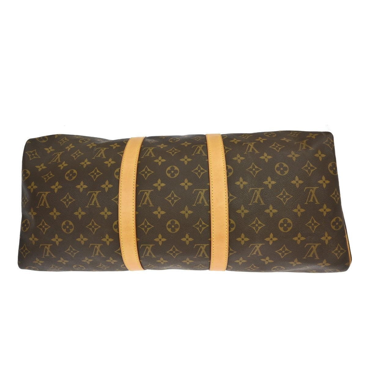 Louis Vuitton Keepall Monogram, Brown, Canvas, Travel Bag