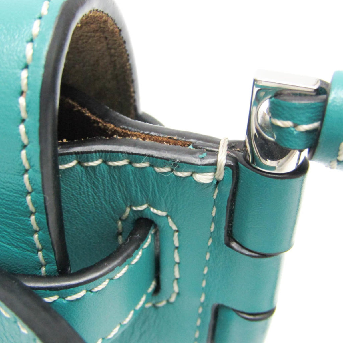 Loewe Gate Belt Leather, Blue, Leather, Shoulder Bag