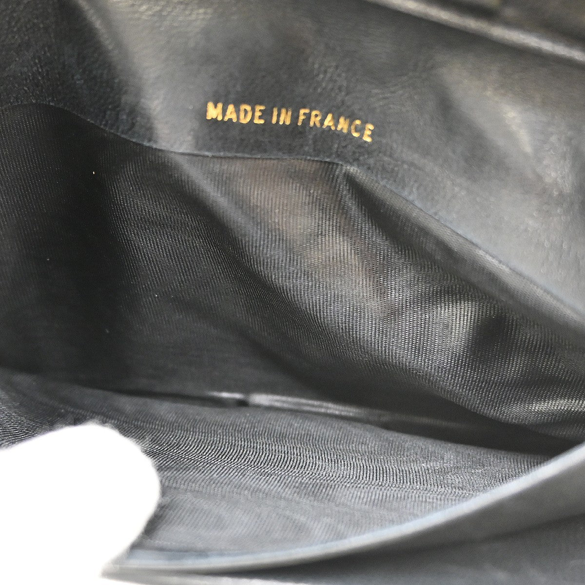 Chanel Timeless CC French Caviar, Black, Leather, Wallet