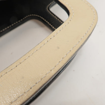 Miu Miu Vintage Leather, Beige, Canvas, Tote Bag