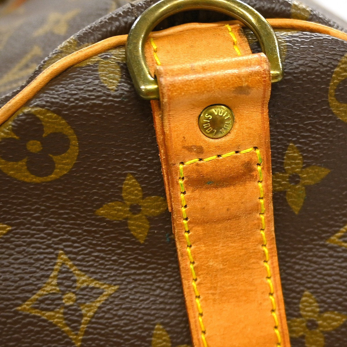 Louis Vuitton Keepall Bandoulière Monogram, Brown, Canvas, Travel Bag