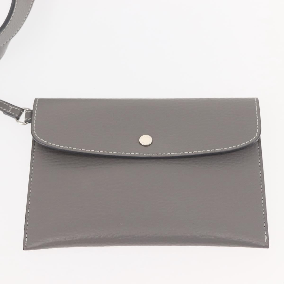 Stella McCartney Alter Tote Leather, Gray, Leather, Tote Bag