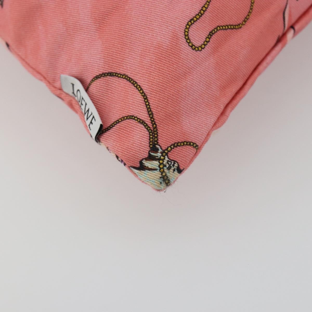 Loewe Paula Drawstring Printed Canvas, Pink, Canvas, Clutch