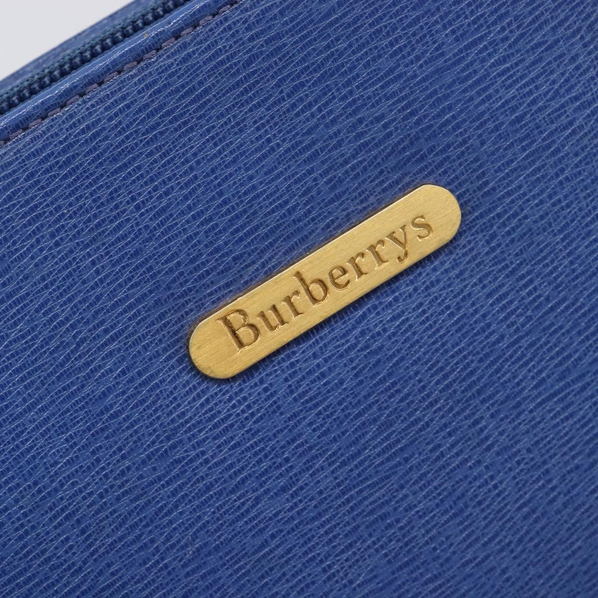 Burberry Shoulder Leather, Blue, Leather, Shoulder Bag