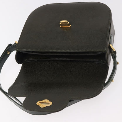 Bally Handbag Leather, Green, Leather, Handbag