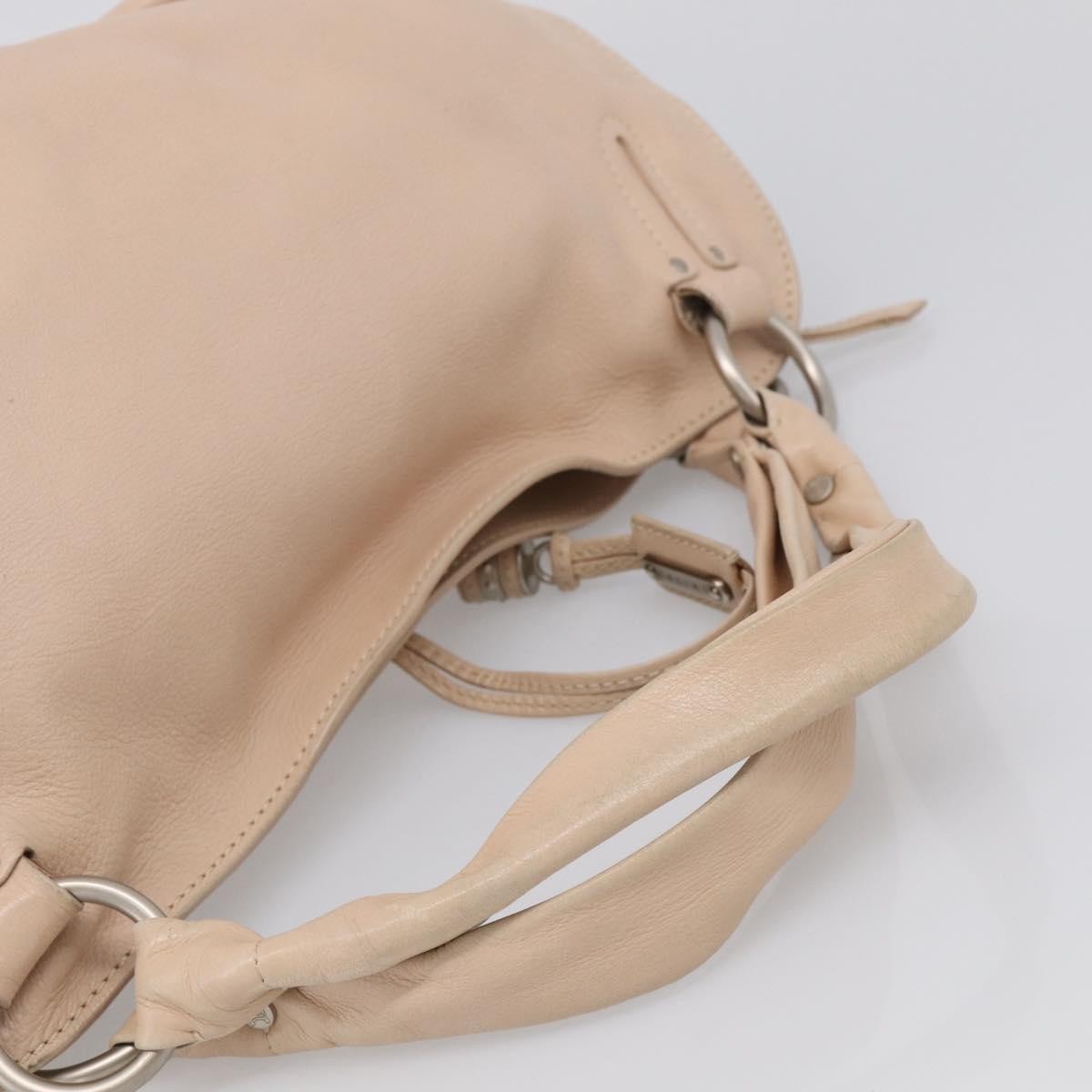Celine Bittersweet Leather, Beige, Leather, Handbag