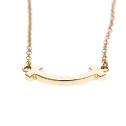 Tiffany & Co. T Smile Pendant 18K Rose Gold, Pink, Pink Gold, Necklace