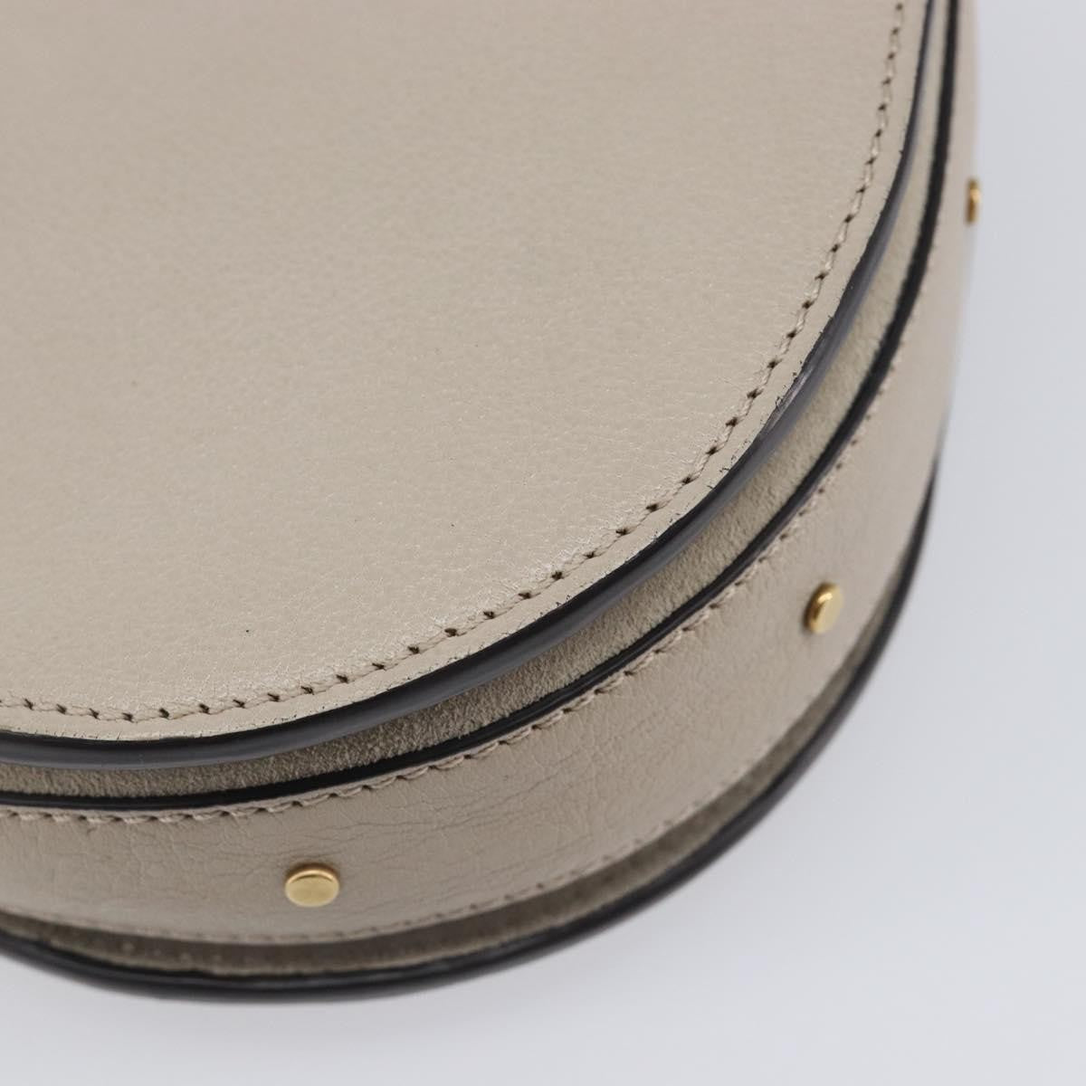 Chloe Pixie Belt Leather and Suede, Beige, Leather, Handbag