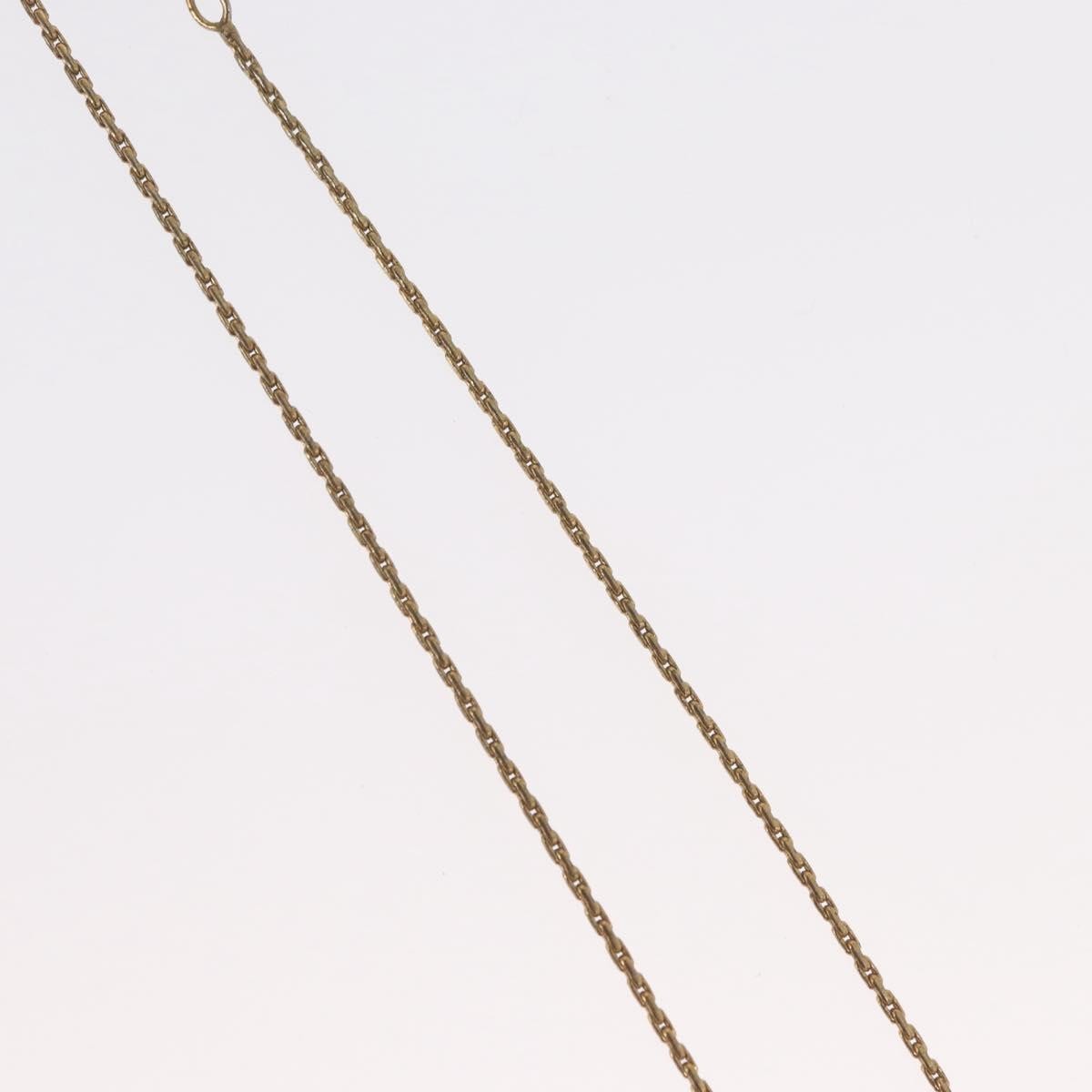 Christian Dior CD Pendant Metal and Crystals, Gold, Metal, Necklace